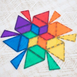 CONNETIX Rainbow Shape Expansion Pack – construcții magnetice, 36 piese