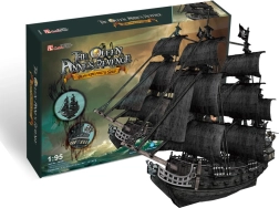 Puzzle 3D Velierul Queen Anne's Revenge de la CubicFun