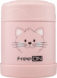 FreeON termos pentru alimente 350 ml roz