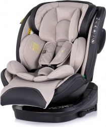 Scaun auto pentru copii Chipolino Hypnotic i-Size 40–150 cm cu Isofix și bază rotativă 360° – Tiramisu