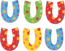 Bigjigs Toys Litera de Lemn cu Stele U