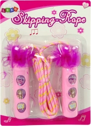 Sfoară de sărit Prințesa Roz Pluș