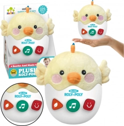 Puișor interactiv legănător cu lumini și sunete galben