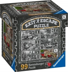 Ravensburger joc de evadare EXIT puzzle Conacul bântuit: În garaj 99 piese