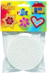 Suporturi pentru mărgele termosudabile Hama MIDI – cerc, pătrat și hexagon, 3 buc