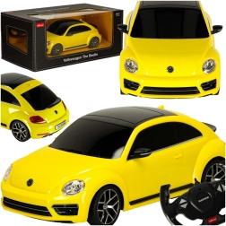 Mașină cu telecomandă Rastar Volkswagen Beetle 1:14, galbenă