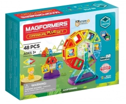magformers carnival plus set de construcție 48 piese