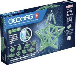 Geomag Glow set magnetic de construcție, 93 piese