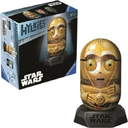 Ravensburger puzzle 3D Hylkies Star Wars: C-3PO, 54 piese