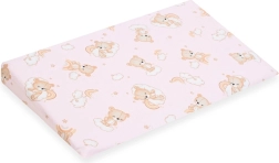 Husă pentru pernă înclinată pentru copii 59 × 37 cm ursuleț roz