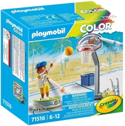 Playmobil Color Skater cu minge de baschet