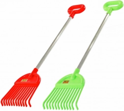 Greblă pentru copii cu mâner metalic