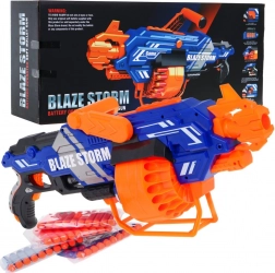 Blaster automat mare BLAZE STORM, 40 săgeți din spumă, 8+