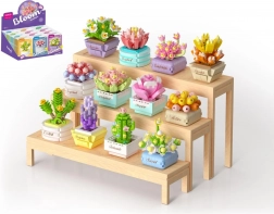 Mini set de construcție KOCO suculent în ghiveci – floare decorativă din cărămizi