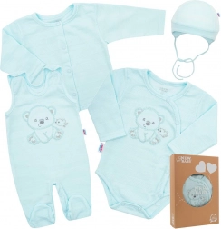 Set pentru nou-născuți pentru maternitate New Baby Sweet Bear albastru 56 (0–3 luni)