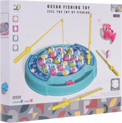 Joc muzical magnetic de pescuit – albastru