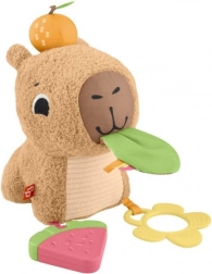 Jucărie de pluș capybara Fisher-Price cu accesorii