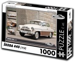 puzzle retro auto Škoda 440 (1958) 1000 piese