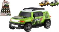 Mașinuță off-road din plastic 11 cm cu mecanism pull-back