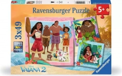 Puzzle Vaiana 2, 3x49 piese