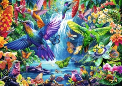 Puzzle 1000 piese – colibri în tropice
