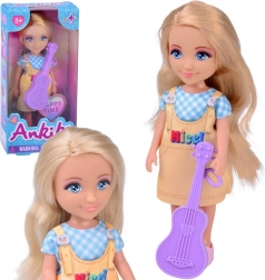 Ankiki păpușă cu chitară 14 cm