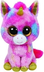 TY Beanie Boos Fantasia mascotă unicorn colorată 15 cm