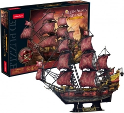 Puzzle 3D Queen Anne’s Revenge – 391 piese