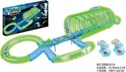 Pistă de curse care strălucește în întuneric, 85 piese