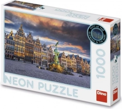 Puzzle neon Furtună deasupra Anversului 1000 piese