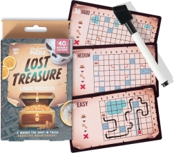 Professor Puzzle joc logic Lost Treasure – set de ghicitori pentru călătorii