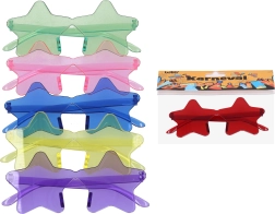 Ochelari de carnaval în formă de stea – din plastic