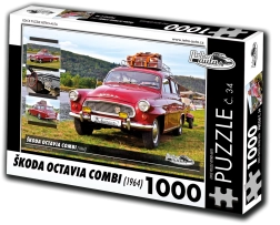 retro-auta puzzle škoda octavia combi (1964) – 1000 piese