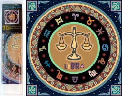 Norimpex pictură cu diamante 7D – semnul zodiacal Balanță 30 × 30 cm