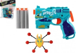 Pistolă cu spumă cu gloanțe și extraterestru