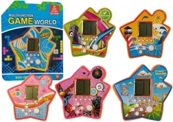 Joc electronic de buzunar Tetris în formă de stea – portocaliu