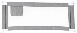 Barieră de protecție pentru pat 200 cm, gri