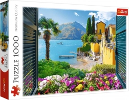 Puzzle 1000 de piese – vedere la lacul Como Trefl