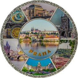 Farfurie decorativă Praga Sparkys