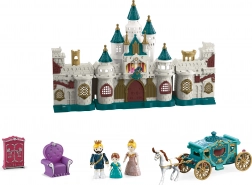 Castel cu efecte 23 cm – set pliabil cu figurine și trăsură