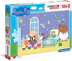 Puzzle Supercolor Maxi 104 Peppa Purceluș