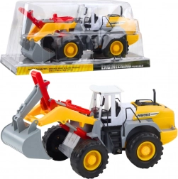 Încărcător–excavator de construcții cu cupă mobilă