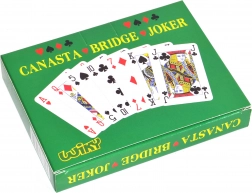 Cărți de joc pentru Canasta în cutie de hârtie