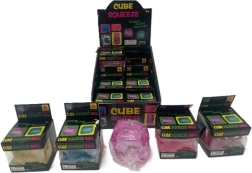 Minge antistres de strâns în formă de cub - 1 bucată