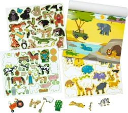 Autocolante reutilizabile Animale și medii Melissa & Doug
