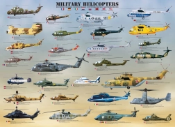 Puzzle Elicoptere Militare 1000 Piese