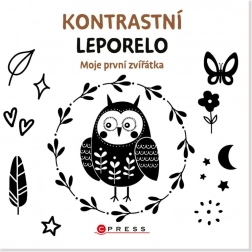 Leporelo cu contrast Animalele mele prime 15,5 × 15 cm