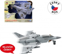 Avion de vânătoare cu mecanism inerțial, lumină și sunet