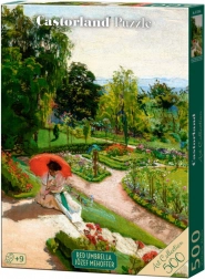Puzzle 500 piese – Umbrela roșie de Józef Mehoffer