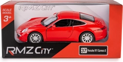 Model metalic de mașină PORSCHE 911 Carrera S 1:32 cu mecanism pull-back